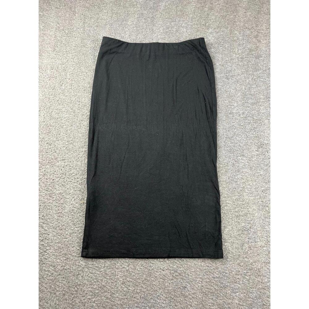 Forever‎ 21 Black Midi Skirt Size Large
